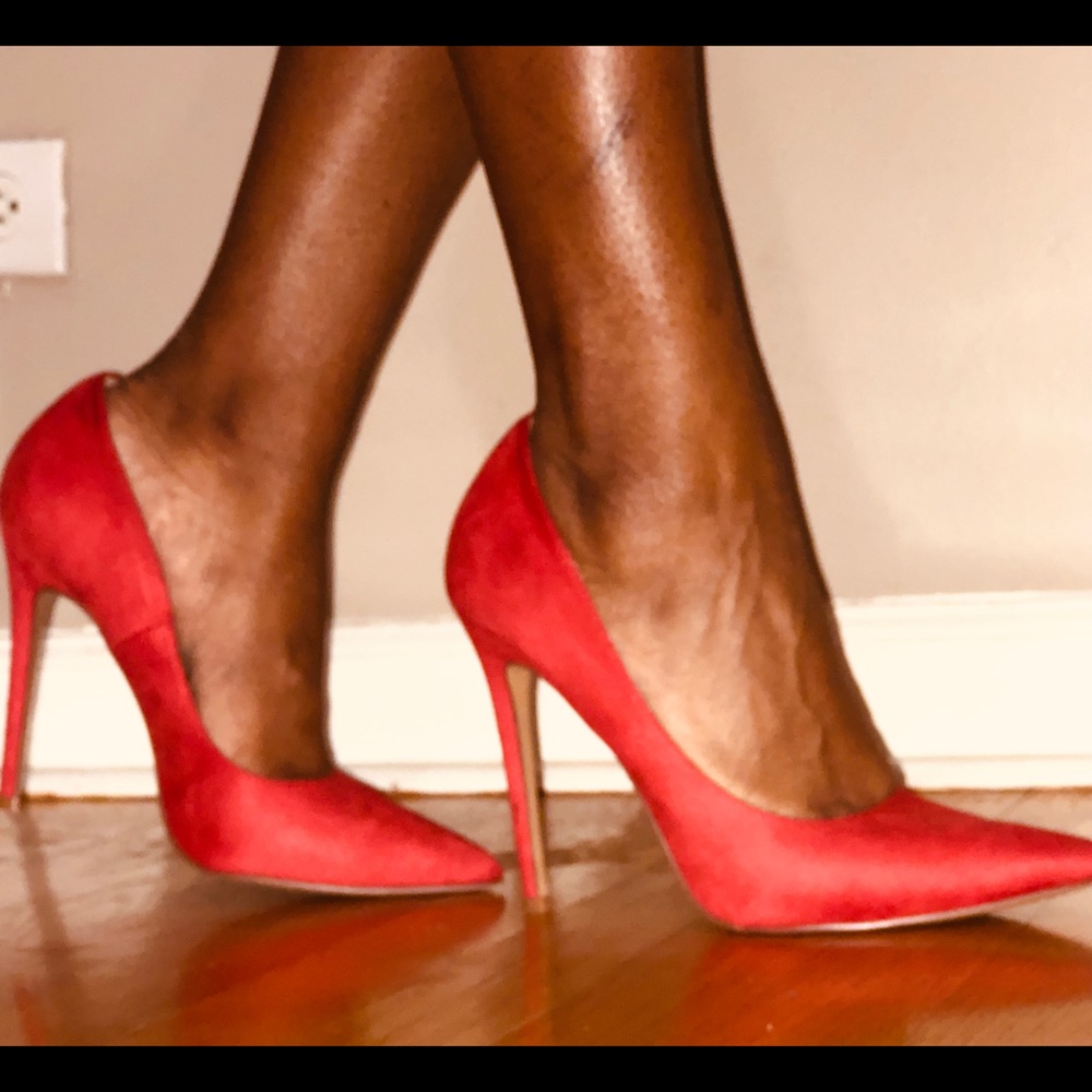 Red high heels
